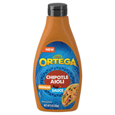Ortega Chipotle Aioli Taco Sauce 9 oz, 9 Ounce