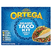 Ortega Grande Hard & Soft Taco Dinner Kit 19.99 oz