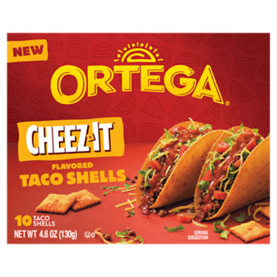 Ortega Cheez-It Flavored Taco Shells, 10 count, 4.6 oz