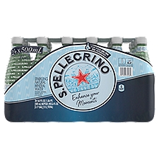 S.Pellegrino Sparkling Natural Mineral Water, 16.9 fl oz, 24 count