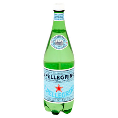 San Pellegrino Sparkling Natural Mineral Water, 33.8 fl oz