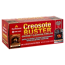 Pine Mountain Creosote Buster Chimney Cleaning Firelog, 3.5 lbs