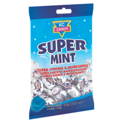 KC Candy Super Mint Candy, 3.2 oz, 3 Ounce