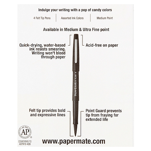 Paper Mate Flair Ultra Fine Candy Pop Felt Tip Pen 