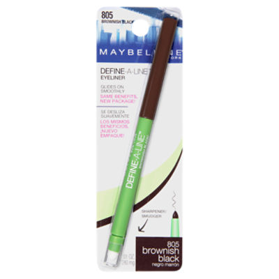 Maybelline New York Define A-Line 805 Brownish Black Eyeliner, .01 oz