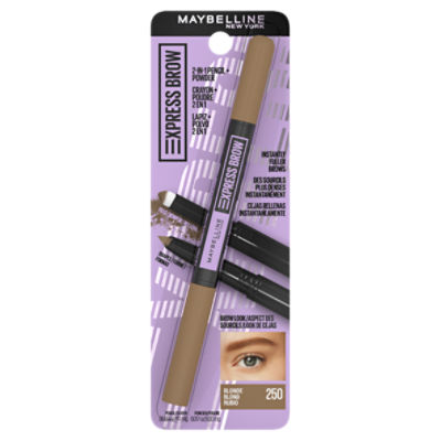 Maybelline New York Express Brow Blonde 250 2-in-1 Pencil + Powder