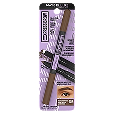 Maybelline New York Express Brow Medium Brown 257 2-in-1, Pencil + Powder, 0.02 Ounce