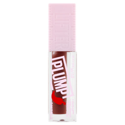 Maybelline New York Lifter Plump 007 Cocoa Zing Plumping Lip Gloss, 0.18 fl oz