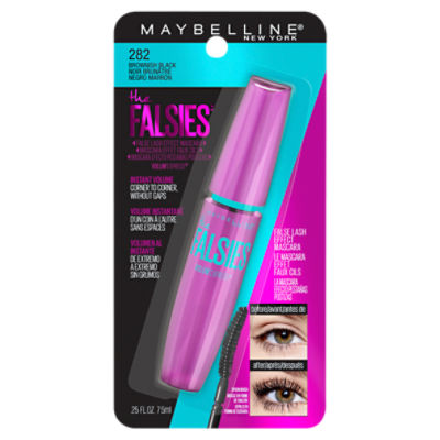 Maybelline New York The Falsies 282 Brownish Black Washable Mascara, .25 fl oz