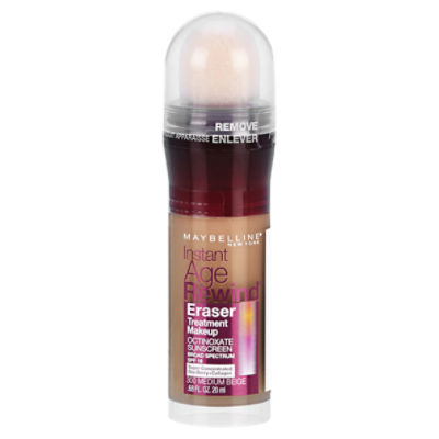 Maybelline New York Instant Age Rewind 300 Medium Beige Eraser Treatment Makeup, SPF 18, .68 fl oz 