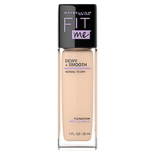 Maybelline New York Fit Me Dewy + Smooth 115 Ivory, Foundation, 1 Fluid ounce