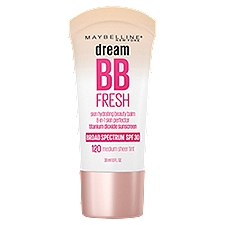 Maybelline New York Dream BB Fresh 120 Sheer Tint Skin Hydrating Beauty Balm, SPF 30, 1.0 fl oz