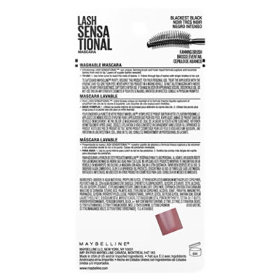 Maybelline New York Lash Sensational Blackest Black 253 Mascara