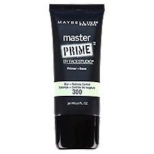Maybelline New York Master Prime by Facestudio Blur + Redness Control 300 Primer/Base, 1.0 fl oz