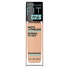 Maybelline New York Fit Me Matte + Poreless 130 Buff Beige Foundation, 1 fl oz
