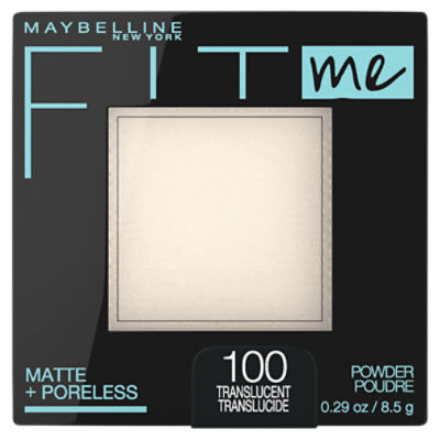 Maybelline New York Fit Me 100 Translucent Matte + Poreless Pressed Powder, 0.29 oz 