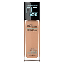 Maybelline New York Fit Me 320 Natural Tan Matte + Poreless, Foundation, 1 Fluid ounce
