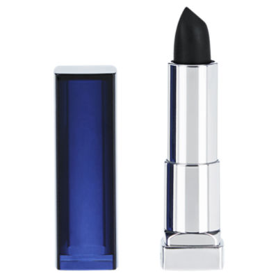 Maybelline New York Colorsensational 845 Pitch Black Bold Lipstick, .15 oz