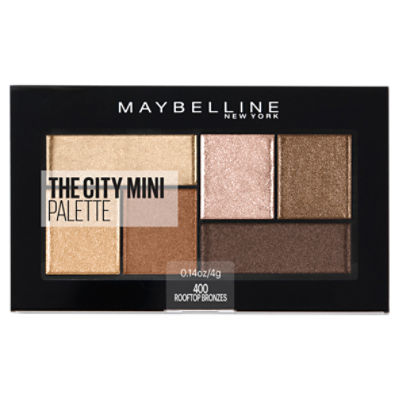 Maybelline New York The City Mini 400 Rooftop Bronzes Eyeshadow, 0.14 oz