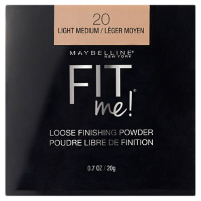 Maybelline New York Fit Me! 20 Light Medium Loose Finishing Powder, 0.7 oz