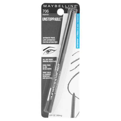 MAYBELLINE NEW YORK Unstoppable 706 Pewter Waterproof Automatic Pencil