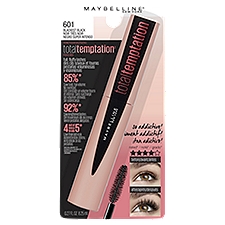 Maybelline New York Total Temptation 601 Blackest Black Mascara, 0.27 fl oz