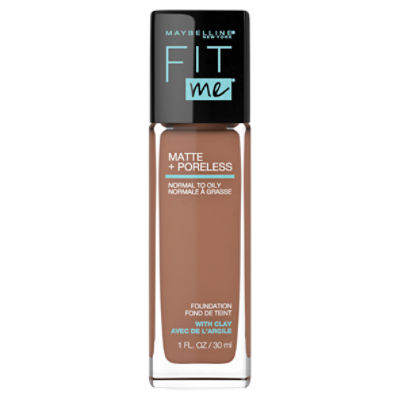 Maybelline New York Fit Me 358 Latte Matte + Poreless Foundation, 1 fl oz