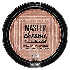 Maybelline New York Master Chrome by Facestudio 050 Molten Rose Gold Metallic Highlighter, 0.24 oz
