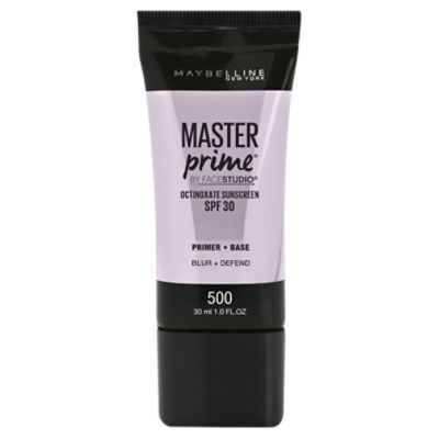 Maybelline New York Master Prime by Facestudio 500 Primer/Base, SPF 30, 1.0 fl oz