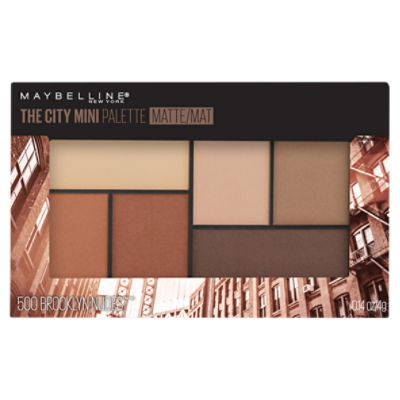 Maybelline New York The City Mini 500 Brooklyn Nudes Eyeshadow, 0.14 oz