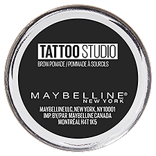 Maybelline New York Tattoo Studio 376 Medium Brown Brow Pomade, .106 oz
