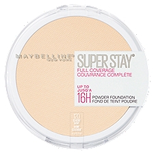 Maybelline New York Super Stay Powder Foundation, 120 Classic Ivory Full Coverage, 0.21 Ounce
