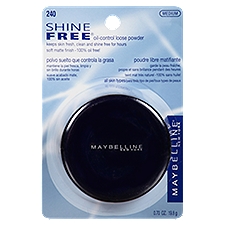 Maybelline New York Shine Free Medium Oil-Control Loose Powder, 0.70 oz