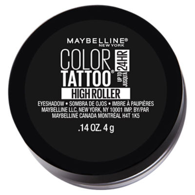 Maybelline New York Color Tattoo High Roller Cream Eyeshadow, .14 oz