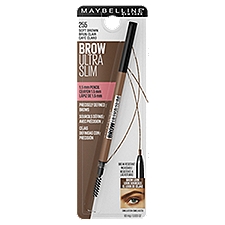 Maybelline New York Brow Ultra Slim Pencil, Soft Brown 255 1.5 mm, 1 Each