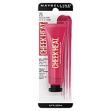 Maybelline New York Cheek Heat 25 Fuchsia Spark Sheer Gel-Cream Blush, 0.27 fl oz