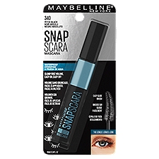 Maybelline New York Snapscara 340 Pitch Black Waterproof Mascara, 0.34 fl oz