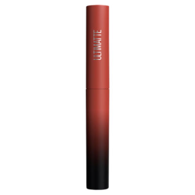 Maybelline New York Color Sensational Ultimatte 899 More Rust Slim Matte Lipstick, 0.06 oz