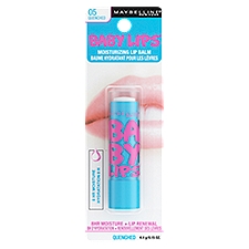 Maybelliner New York Baby Lips 05 Quenched Moisturizing Lip Balm, 0.15 oz