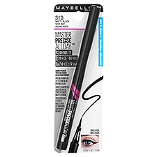 Maybelline New York Master Precise All Day 310 Matte Black Waterproof Liquid Eyeliner, 0.034 fl oz