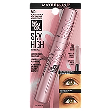 Maybelline New York 800 Blackest Black Sky High, Mascara, 0.24 Fluid ounce