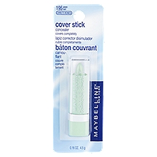 Maybelline New York Cover Stick 195 Green Corrects Redness Concealer, 0.16 oz