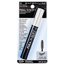 Maybelline New York Full 'n Soft 301 Very Black, Mascara, 0.28 Fluid ounce