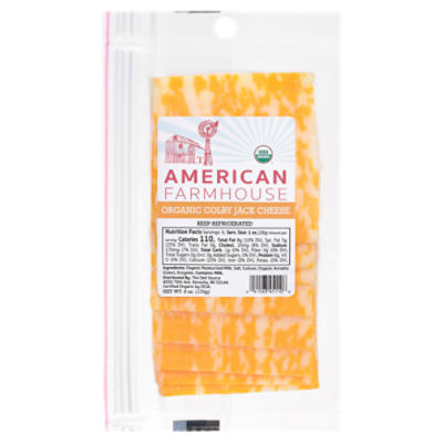 American Farmhouse Organic Colby Jack Cheese, 6 oz