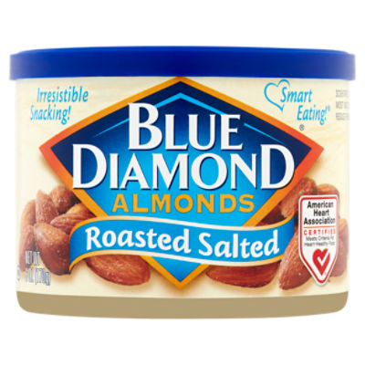 Blue Diamond Roasted Salted Almonds, 6 oz, 6 Ounce