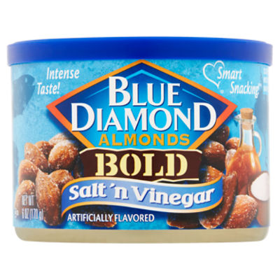 Blue Diamond Bold Salt 'n Vinegar Almonds, 6 oz, 6 Ounce