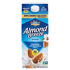 Blue Diamond Almonds Almond Breeze Vanilla, Almondmilk, 63.91 Fluid ounce