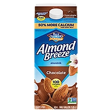 Blue Diamond Almonds Almond Breeze Chocolate, Almondmilk, 1.89 Each