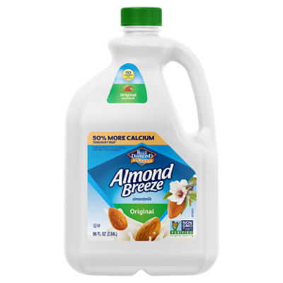 Blue Diamond Almonds Almond Breeze Original Almondmilk, 96 fl oz, 96 Fluid ounce