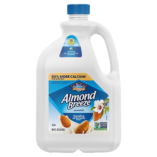 Blue Diamond Almonds Almond Breeze Vanilla Almondmilk, 96 fl oz
Almond Breeze non-dairy almondmilk is delicious in everything, from cereals and smoothies to cooking and baking. Browse our variety of almondmilk including sweetened and unsweetened as well as vanilla, chocolate and banana.